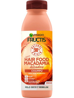 Garnier Fructis Hair Food Smoothing Macadamia Φυτικό Σαμπουάν για Ξηρά Μαλλιά 350ml