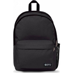 EFO Duo Σχολική Τσάντα Πλάτης Γυμνασίου - Λυκείου Μαύρη 303201