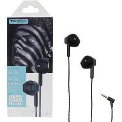 Treqa EP-767 Handsfree Earbud 3.5mm Black