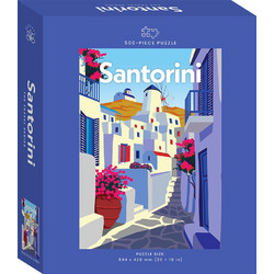 Puzzle Hinkler Travel Poster Santorini 500 Κομμάτια