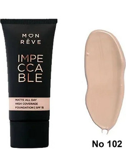 Mon Reve Impeccable Matte All Day 102 Liquid Foundation 30ml