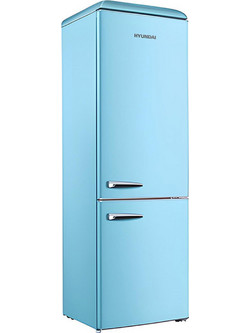 Hyundai Electrics HCVG23-310BL Retro Ψυγειοκαταψύκτης 300lt Υ192xΠ59.9xΒ62.8cm Μπλε