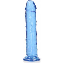 Shots RealRock Crystal Jelly Ρεαλιστικό Dildo με Βεντούζα 23cm Μπλε