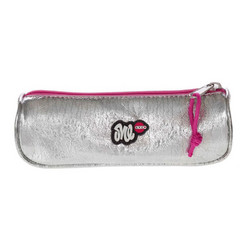 Lyc Sac One Eclair Κασετίνα Βαρελάκι Ασημί 12699