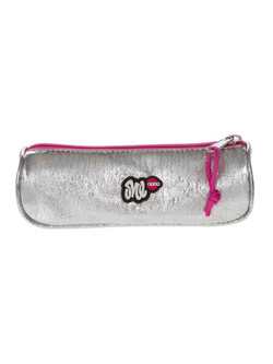 Lyc Sac One Eclair Κασετίνα Βαρελάκι Ασημί 12699