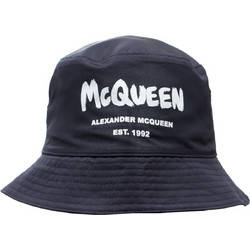Alexander McQueen Ανδρικό Καπέλο Υφασμάτινο Μπλε 6677794404Q-4177