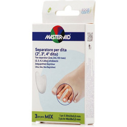 Master Aid Toe Separator Διαχωριστικά Δαχτύλων για Κάλους 3τμχ