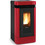 La Nordica Lucia Plus Red Σόμπα Pellet Αερόθερμη 12kW