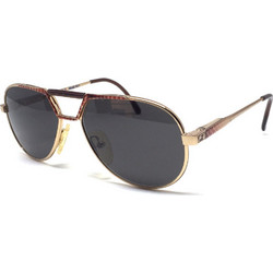 Safilo K458 19H Ανδρικά Γυαλιά Ηλίου Aviator Μεταλλικά Κόκκινα με Μαύρο Polarized Φακό