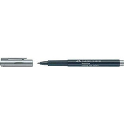 Μαρκαδόρος Faber Castell Metallic Μεταλλικό Ασημί