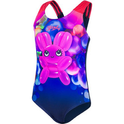 Speedo Shimmer Bounce Essential Applique Αθλητικό Παιδικό Μαγιό Ολόσωμο για Κορίτσι Μωβ 810412-C598