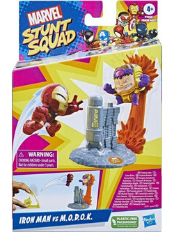 Hasbro Marvel Stunt Squad Iron Man vs M.O.D.O.K. Σετ Φιγούρες Δράσης για 4+ Ετών