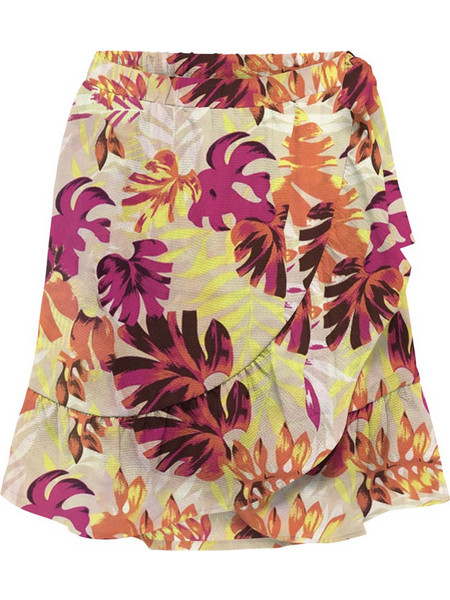 Only Merle Μίνι Φούστα Υφασμάτινη Ψηλόμεση Κρουαζέ Floral 15258352