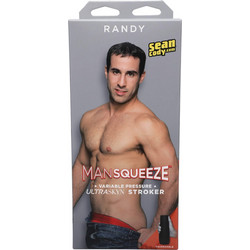 Doc Johnson Man Squeeze Randy Ass Vanilla Pocket Anal & Sleeve Αυνανιστήρι