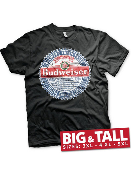 BUDWEISER - T-Shirt Big & Tall - American Lager (3XL)