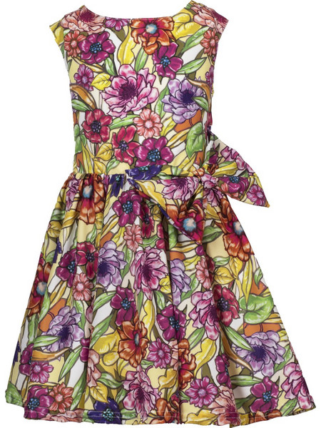 M&B Παιδικό Φόρεμα Floral Πολύχρωμο 1701