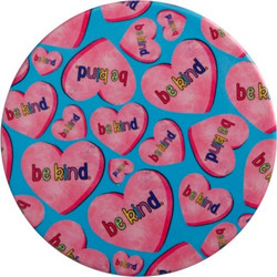 Maxwell Williams Kasey Rainbow Be Kind Κεραμικό Σουβέρ 10cm Καρδιές Τιρκουάζ