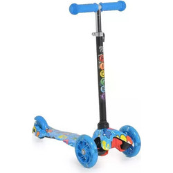 Cangaroo Fidget Παιδικό Πατίνι Τρίτροχο με Φωτάκια Μπλε