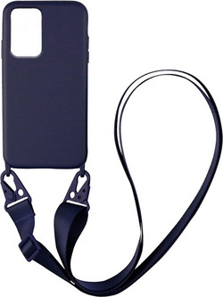 My Colors Carryhang Liquid Strap Back Cover Navy Blue (Samsung Galaxy A53 5G)