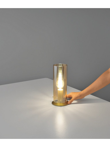 Φωτιστικό Σαλονιού Πορτατίφ Magic 1xE27 Μέταλλο Χρυσό