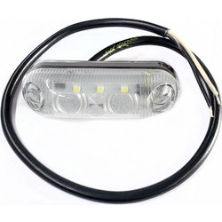 ΦΩΣ ΟΓΚΟΥ LD370 12 24V 3LED ΛΕΥΚΟ 8 x 2,5 -1ΤΕΜ