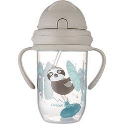 Canpol Babies Non-Spill Ποτηράκι Exotic Grey 270ml