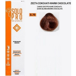 Solo Pro 6.79 Ξανθό Σκούρο Καφέ Σοκολατί Μόνιμη Βαφή Μαλλιών 100ml