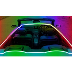 POWERTECH smart LED καλωδιοταινία HLL-0132, RGB, IP44, Bluetooth, 15m