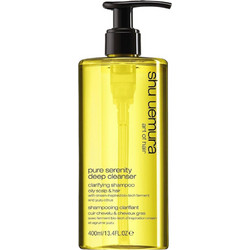 Shu Uemura Deep Pure Serenity Σαμπουάν για Επανόρθωση για Λιπαρά Μαλλιά 400ml