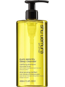 Shu Uemura Deep Pure Serenity Σαμπουάν για Επανόρθωση για Λιπαρά Μαλλιά 400ml