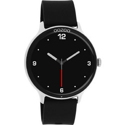 Oozoo Q00130 Silver / Black