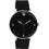 Oozoo Q00130 Silver / Black