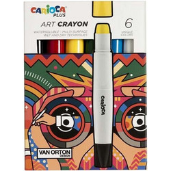 Carioca Van Orton Κηρομπογιές Σετ 6τμχ