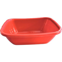ΛΕΚΑΝΗ ΠΛΑΣΤΙΚΗ ΟΒΑΛ ΚΟΚΚΙΝΟ 15L CYCLOPS 003100690Κ