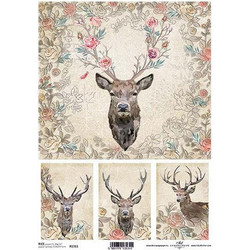 Ριζόχαρτο deer 21x29εκ. (ITD-R1311) (ΠΑΚ3)