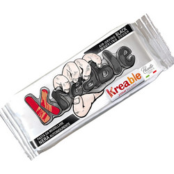 Πηλός KREABLE Μαύρος 500gr χειροτεχνίας (Στεγνώνει με τον Αέρα) Air Dry Modelling Clay Bar Black TOY COLOR 0620