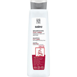 Sairo 2 σε 1 με Έλαιο Argan Φυτικό Σαμπουάν για Επανόρθωση για Ξηρά & Ταλαιπωρημένα Μαλλιά 12x750ml