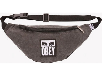 Obey Τσαντάκι Μέσης Γκρι 100010098