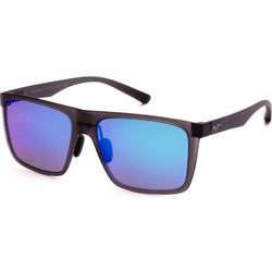 Maui Jim B455-14 Ανδρικά Γυαλιά Ηλίου Τετράγωνα Κοκάλινα Μπλε με Μπλε Polarized Φακό