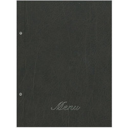 Next μενού εστιατορίου old leather καφέ σκουρό 24x32εκ. με 10 ζελατίνες και βίδες. Δυνατότητα εκτύπωσης