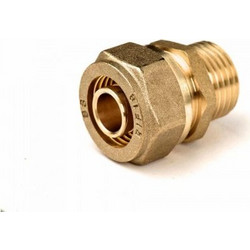 Ρακόρ μηχανικής σύσφιξης Φ18x1/2 x2 Θηλυκό για πλαστική σωλήνα