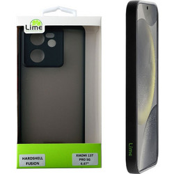 Lime Θηκη Xiaomi 13T Pro 5G 6.67'' Hardshell Fusion Full Camera Protection Black With Red KEYS