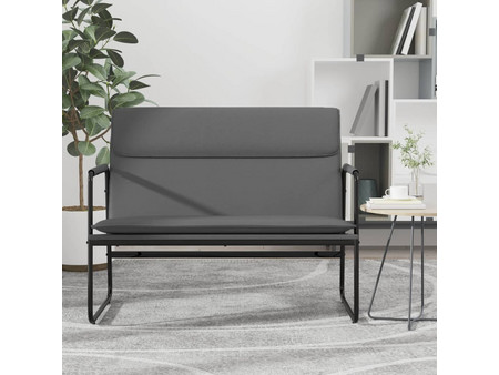 vidaXL Διθέσιος Καναπές από Δερματίνη Γκρι 100x64x80cm 351369