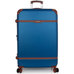 Dielle 160 Βαλίτσα Μεσαία 77x45x31cm με 4 Ρόδες Μπλε