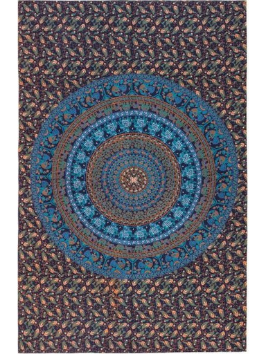 Ταπισερί 140x220 Jaipur - Μπλε βαμβακερό