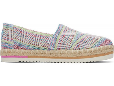 TOMS 10019810 ALPARGATA PLATFORM ROPE NATURAL DIAMOND WOVEN ΓΥΝΑΙΚΕΙΕΣ ΕΣΠΑΝΤΡΙΓΙΕΣ