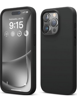 Elago Silicone Case - Premium Θήκη Σιλικόνης Apple iPhone 15 Pro - Black (ES15SC61PRO-BK)
