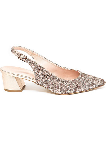 Bigshoes MX9123-37GL Δερμάτινη Γόβα Μπρονζέ 5.5cm