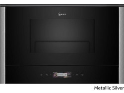 Neff NR9GR31Y1 Metallic Flex Design Εντοιχιζόμενος Φούρνος Μικροκυμάτων 21lt Μαύρος