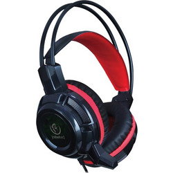 Rebeltec Baldur Gaming Headset Over Ear Black Red